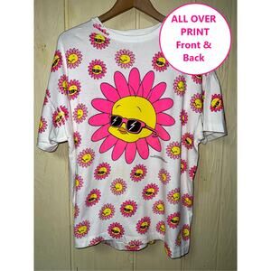 Vintage Sun Shirt Womens X-Large Tweety All Over Print Looney Tunes T-Shirt Tee